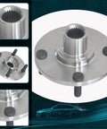 Front Wheel Hub And Bearing Assembly For Ford Focus 2000 To 2011 4 Lug With ABS 2 PCS Replacement Front Wheel Bearings Set