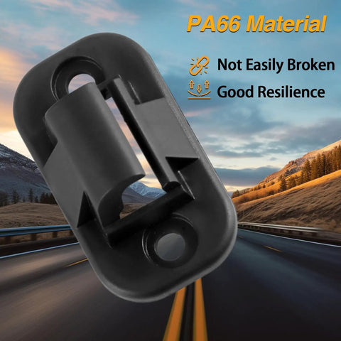 Close-up of 2 Pack Sun Visor Retainer Clips For Freightliner Cascadia 2009 Through 2020 And Freightliner M2 106 made from PA66 material