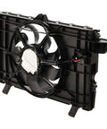 Direct Swap Cooling Fan Assembly For Tesla Model Y 2020 Through 2024 Radiator Fan single blade with wiring harness.