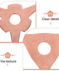 Close-up of iron dent puller ring from 50-piece kit showing texture and details for car body repairs.