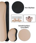 Close-up of beige Leather Desk Pad Set With Keyboard Wrist Rest And Mouse Wrist Rest, non-slip PU leather base, lycra surface.