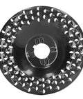 Rock Solid Spike Grinding Disc Multi Hole Shaping Wheel For Angle Grinder, 65Mn steel, designed for rapid wood carving and rough surfacing.