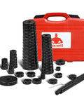 52 In 1 Bushing Driver Tool Set With 50 Changeable Discs And 2450 Custom Variations For Quick Fitment Seal Installer Remover Bearing Race Puller