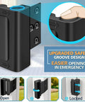 Heavy Front Door Lock For Kids Safety And Home Security Reinforcement With Four Long Screws Built To Handle Eight Hundred Pounds, featuring upgraded groove design.