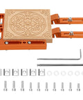 Precision CNC Quick Change Side Clamping Vise Designed For Seamless Workpiece Positioning With Smooth Fifteen Second Swaps components and setup.