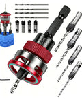 Kickass Heavy Duty 4 Piece Countersink Drill Bits Set With Precision Ground HSS M2 Steel featuring adjustable depth stop.