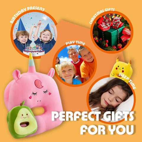 Avocado Plush Stuffed Toy Pillow For Kids And Girls with colorful gift ideas for birthdays, play time, and sleep time.