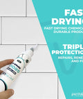 Tile Grout Repair Kit With Premixed Acrylic Sanded Grout For Bathrooms, Showers, And Kitchens, Water Resistant Tube With Applicator