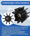 Marine Impeller Repair Kit With O Ring Compatible With Crusader PCM RP061022 displayed on light blue background
