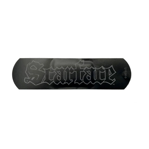 Scarface Fandages Collectible Fashion Bandages Set Of 25 Latex Free Sterile Bandages With Stylized Artwork Perfect For Fans And Collectors Five Sheets Of Five Bandages Each black decorative bandage wrapper