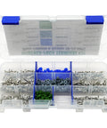 Grab This Awesome 320PC Weather-Pack Electrical Kit With Sealed Terminals And Connectors For Heavy Duty Wiring Up To 10-20 Gauge Making Every Connection Totally Waterproof In Tough Automotive Conditions. clear plastic case with weather-pack terminals, seals, and connectors