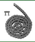 Heavy Duty Raseparter 100H Roller Chain Kit Plus Connectors For Cement Wood And Construction Machinery That Slays Under Pressure With Balanced Stress Design And Heavy Loads, coiled chain and connector