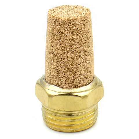 Top Notch Brass Pneumatic Muffler Exhaust Silencer Kit Half Inch Thread Noise Reducer For Compressed Air Cylinders And Valves Pack Of 5 No Sweat Install Slick Fit Design