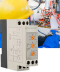 Voltage Monitoring Relay For Single Phase Systems With Adjustable Over Voltage And Under Voltage Protection, 35mm DIN Rail Mount, DC 48V