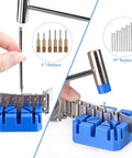 Watch Link Removal Kit With Leather Strap Punch And Durable Band Tool For Quick Repair No Fuss Adjustment And Resizing in use