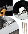 20 Piece Chainsaw Sharpening Kit With Diamond Burr Files And Angle Guide for Drill sharpening chainsaw and lawn mower blades