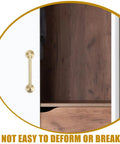 Vintage Brass Cabinet Handle With 96mm Centers Double Hole For Kitchen Cabinets And Furniture Retro Wardrobe Door Pulls
