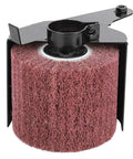 Flex Your Power Tools With This Heavy Duty Angle Grinder Accessory Burnishing Kit And Interchangeable Polishing Wheel Buffer crafted for detailing 4 inch jobs, featuring a textured red polishing wheel.