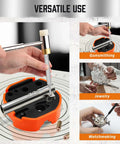 Versatile use of 22-Piece Punch and Hammer Set With Interchangeable Hammer Heads for gunsmithing, jewelry, and watchmaking repairs.
