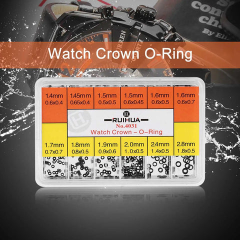 Watch Crown O Rings Seals Repair Kit With 12 Sizes For Waterproofing Your Timepiece Keeping It Splash Proof And Ready For Daily Wear Easy Fixes For Leaks And Water Resistance