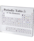 Periodic Table Acrylic Teaching Display Decor 1 Piece Perfect For Classrooms And Home Desks Real Elements Not Included Small 56x50x42mm Clear See Through Educational Element Chart