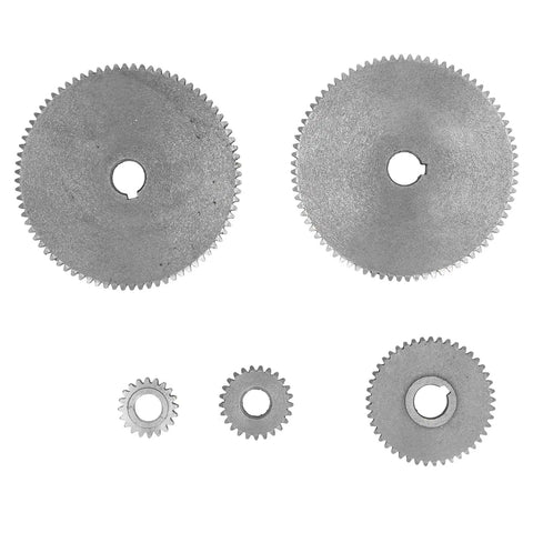 Pro Grade Mini Metal Lathe Gear Set Replacement Kit for T80 T45 T25 T20 Machines with Metal Cutting Accessories and Hand Tools