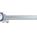 Precision Stainless Steel Dial Caliper 0-6 Inches With Metric Scales 0.001 Inch Graduation Double Shock-Proof Case Included