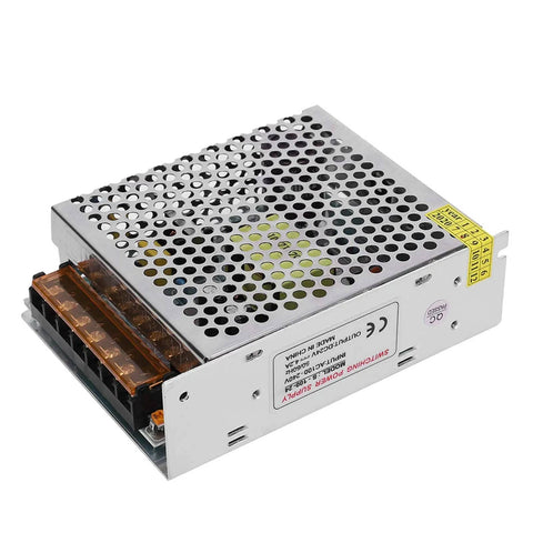 24V DC Power Supply Driver For LED Strip Lights And 3D Printers, 100W Output, Aluminum Alloy Enclosure, Short Circuit Protection