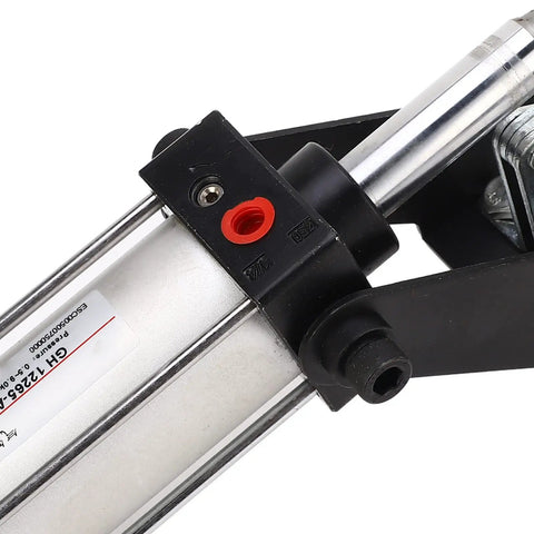 Heavy Duty Pneumatic Air Toggle Clamp Featuring Snappy Quick Release And Rock Solid 340kg Clamping Force Built Pro Level For Equipment Installations In Black Finish