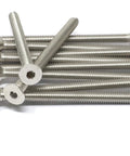 10 Pcs 5/16-18 By 4 Inch Stainless Steel 304 Hex Socket Flat Head Cap Screws Bolts Kit For Quick Projects Countersunk Head 0.312 Inch