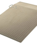 Hella Reliable Premium Aluminum Dock Plate Ramp Bridges The Gap Between Freight Trucks And Warehouse Docks For 500 Lb Loads With Secure Locking Metal Legs.