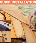 Person using One Hand Snap Fastener Tool Kit For Canvas And Marine Use Heavy Duty Snap Pliers For RVs Campers Awnings Tarps