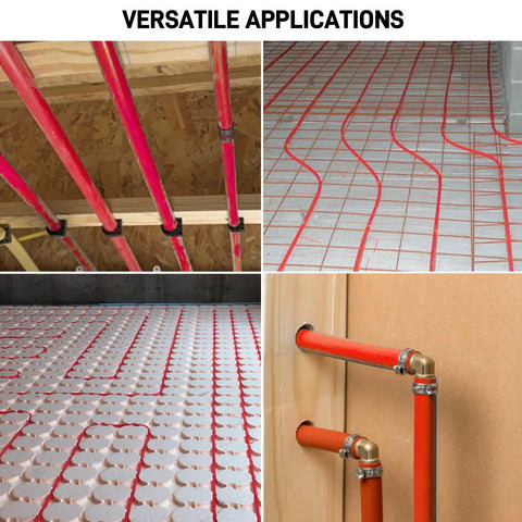 1/2 Inch Pex Tubing 300 Ft Roll With EVOH Oxygen Barrier Pex B Pipe for versatile residential applications