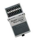 Seven-Band Graphic Bass Equalizer Pedal For Electric Bass And Electric-Acoustic Bass Boost Or Cut Tone Shaping With Wide Range Response And Studio-Grade Dynamics, showing front view with controls