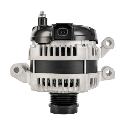 145A 12V CW SD5 Alternator Replacement for Chevy and Cadillac SUVs front view, showing pulley and connector details
