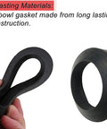 3 Inch Flush Valve Replacement Kit With Gasket And Bolts For 2 Piece Toilets showing durable rubber gasket