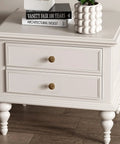 White dresser with 10 Pack Vintage Brass Cabinet Knobs For Dresser Drawers Zinc Handles Petal Shaped Hardware