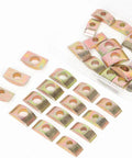 Half Moon Nuts And Washers Kit All In One 30 Piece Set M6 M8 M10 Solid Lock Washers and spacers with storage box