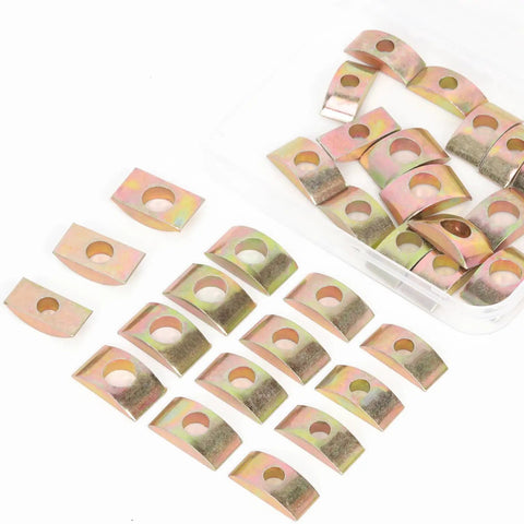 Half Moon Nuts And Washers Kit All In One 30 Piece Set M6 M8 M10 Solid Lock Washers and spacers with storage box