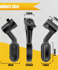 Top Shelf Replacement Table Saw Bevel Handle For Dewalt Dw745 DWE7480 butter smooth tilt angle control knob dimensions 5.3x2x0.6 inches.