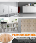 Furniture examples using PVC Biscuit Joiner Connector Set 80 Piece Pack for PVC panels and wood bonding.