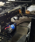 Electric Hydraulic Totally Enclosed Pump Motor For Auto Transport And Car Hauler Use 170-009-0001B installed in vehicle chassis.