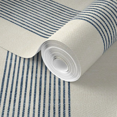 Top Tier Striped Modern PVC Free Wallpaper With Matte Linen Look Built Tough For Kitchens Bathrooms And Mudrooms Paste To Paper Application, rolled design.
