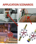 Check Clear Inline Water Flow Indicator With Rotating Impeller For 16mm Push Fit Pipes application scenarios showing installation examples.