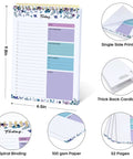 To Do List Notepad For Work And Home, Undated Daily Planner With 52 Sheets, 9.8 By 6.5 Inches, spiral binding, 100gsm paper