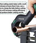 Heavy Duty Multi Material Pipe Cutter Tool Set For Copper Brass Aluminum And Stainless Steel 0.1875 Inch To 2 Inch Outer Diameter With Deburring Tools And Extra Blades By XUNTUI For HVAC And Plumbing Tubing cutting copper pipe