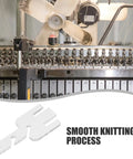 10 Pack Yarn Tensioner Adapters For Addi Knitting Machines Removable Yarn Tension Control Parts Boost Knitting Efficiency And Precision Compatible With King Brand Machines, clear plastic adapter for knitting machine