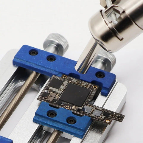 45 Degree Curved Angle Nozzle for 850 Series Hot Air Rework Station, precise soldering on fine pitch PCBs, stainless steel tip