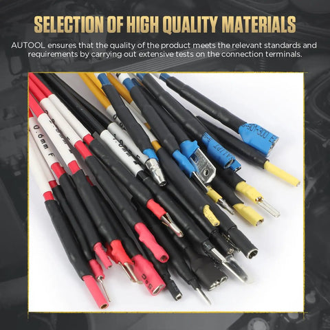 68 Piece Multimeter Test Leads Kit With Replaceable Wire Piercing Probes 32A 1000V Alligator Clips Banana Plug Adapters
