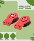 2 Pack Aluminum Servo Saver Set For 25T Plastic Output Gear With Adjustable High Torque Servo Arms 18Mm Red Dual Upgrade For Rc Cars And Trucks Customizable Spring Tension For Precision Control, red aluminum RC servo savers